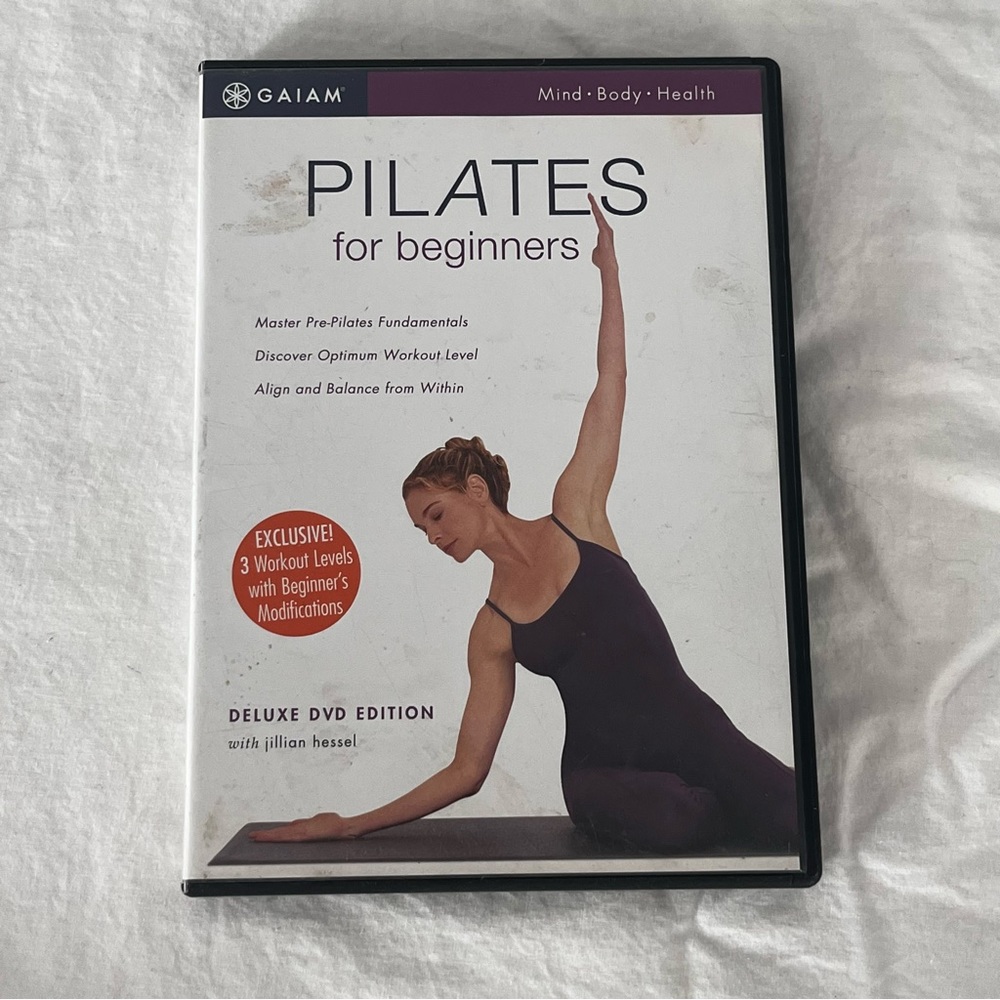GAIAM Pilates For Beginners Deluxe Dvd Edition w/ Jillian Hessel